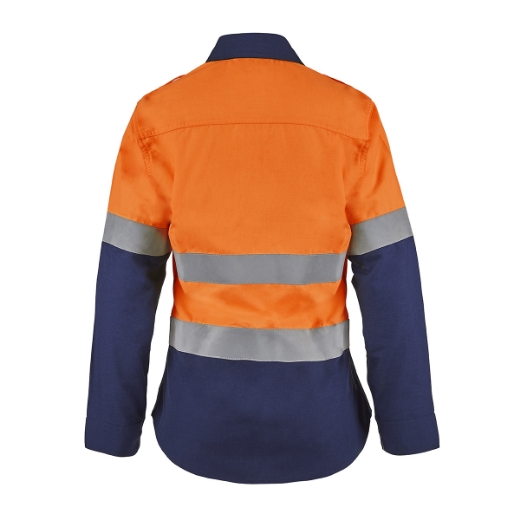 Picture of Torrent, Womens, Shirt, HRC2, Open Front, Hi Vis, Two Tone, Gusset Sleeves, FR Reflective Tape
